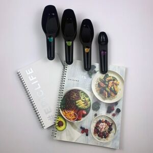 Epicure Epic Life Good Food Real‎ Results Guide Cookbook w Perfect Portions Spns